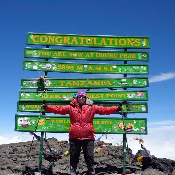 jenny on kilimanjaro